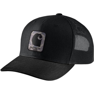 image:imageCarhartt Mens Rugged Flex Twill MeshBack Camo Patch CapBlack