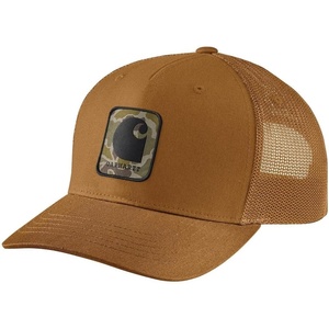 image:imageCarhartt Mens Rugged Flex Twill MeshBack Camo Patch CapCarhartt Brown