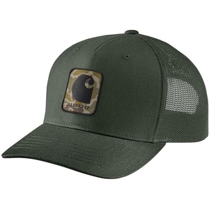 image:imageCarhartt Mens Rugged Flex Twill MeshBack Camo Patch CapForestry Green