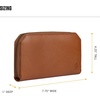 image:imageCarhartt Leather Womens Hybrid Wallet BrownBlack Clutch Wallet