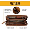 image:imageCarhartt Leather Womens Hybrid Wallet BrownBlack Clutch Wallet