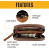 image:imageCarhartt Leather Womens Hybrid Wallet BrownBlack Hybrid Wallet
