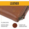 image:imageCarhartt Leather Womens Hybrid Wallet BrownBrown Clutch Wallet