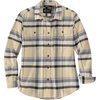image:imageCarhartt Womens 106447 Womens Tencel Fiber Series Relaxed Fit LongOat Milk