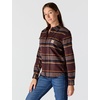 image:imageCarhartt Womens 107135 Womens Tencel Fiber Series Relaxed Fit PlaiBlackberry