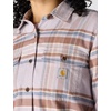 image:imageCarhartt Womens 107135 Womens Tencel Fiber Series Relaxed Fit PlaiMica