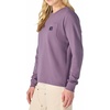 image:imageCarhartt Womens Irvine Loose Long Sleeve Pocket TShirtWood Violet
