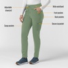 image:imageCarhartt Womens Knit Womens Modern Scrub PantGreen Slate