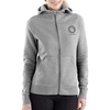 image:imageCarhartt Womens 103403 Womens Force Delmont Zip Front Hooded SweatshAsphalt Heather