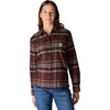 image:imageCarhartt Womens 107135 Womens Tencel Fiber Series Relaxed Fit PlaiBlackberry