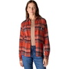 image:imageCarhartt Womens 107135 Womens Tencel Fiber Series Relaxed Fit PlaiSpice Red