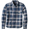 image:imageCarhartt Womens Hamilton Relaxed Ls Plaid ShirtDeep Smoke Blue