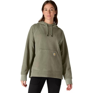 image:imageCarhartt Womens Force Oversizedfit Fleece Hooded SweatshirtDusty Olive Heather