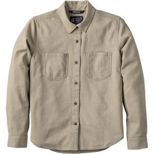 image:imageCarhartt Womens Hamilton Relaxed Ls Plaid ShirtNight Fatigue