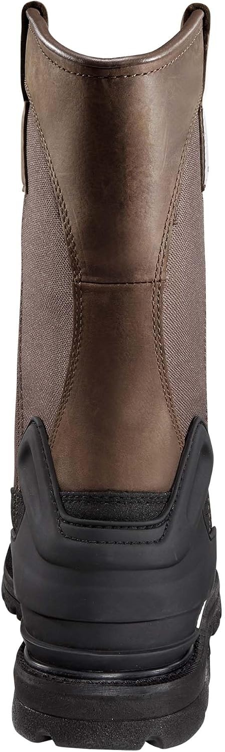 image:imageCarhartt Heritage 11 Insulated Waterproof Wellington Boot  Steel Toe Helcor Leather TPU Heel Guard and Achilles Flex JointDark BrownBlack Leather