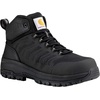 image:imageCarhartt Mens Dearborn Mid Fabric Composite Toe Work Boot Lightweight Safety Footwear Slip ResistantBlack