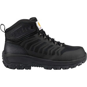 image:imageCarhartt Mens Dearborn Mid Fabric Composite Toe Work Boot Lightweight Safety Footwear Slip ResistantBlack