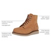 image:imageCarhartt Mens 6 Inch Moc Toe Wedge Work Boots Soft ToeWheat