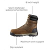 image:imageCarhartt Mens Ground Force Insulated Waterproof Work BootsBison Brown Oil Tan
