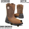 image:imageCarhartt Mens Ironwood WP 11 Soft Toe WellingtonBrown  Alloy Toe