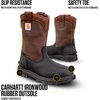 image:imageCarhartt Mens Ironwood WP 11 Soft Toe WellingtonDark BrownBlack  Alloy Toe