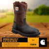 image:imageCarhartt Mens Ironwood WP 11 Soft Toe WellingtonDark BrownBlack  Alloy Toe