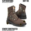 image:imageCarhartt Mens Ironwood WP 8 Soft Toe Work BootDark BrownMossy Oak