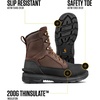 image:imageCarhartt Mens Ironwood WP Ins 8 Alloy Toe Work BootDark BrownBlack