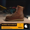 image:imageCarhartt Mens WP 8 Moc Soft Toe Wedge BootChocolate Brown Oil Tanned