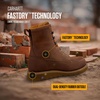 image:imageCarhartt Mens WP 8 Moc Soft Toe Wedge BootDark Brown