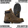 image:imageCarhartt Womens Frontier 6 Steel Toe Work Boot Water Resistant Leather Safety Footwear with Slip Resistant OutsoleMossy Brown