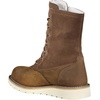 image:imageCarhartt Womens Waterproof Sherpa Lined Fold Down Winter Wedge BootBrown
