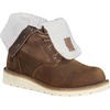 image:imageCarhartt Womens Waterproof Sherpa Lined Fold Down Winter Wedge BootBrown