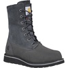 image:imageCarhartt Womens Waterproof Sherpa Lined Fold Down Winter Wedge BootDark Grey