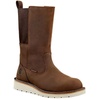 image:imageCarhartt Womens Waterproof Steel Toe Wellington Boot Slip On Work Boot Leather Slip Resistant Wedge OutsoleBrown