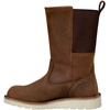 image:imageCarhartt Womens Waterproof Steel Toe Wellington Boot Slip On Work Boot Leather Slip Resistant Wedge OutsoleBrown