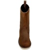 image:imageCarhartt Womens Waterproof Steel Toe Wellington Boot Slip On Work Boot Leather Slip Resistant Wedge OutsoleBrown