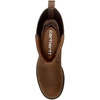 image:imageCarhartt Womens Waterproof Steel Toe Wellington Boot Slip On Work Boot Leather Slip Resistant Wedge OutsoleBrown