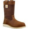 image:imageCarhartt Mens Waterproof 10 Soft Toe Wellington Wedge Work BootBrown