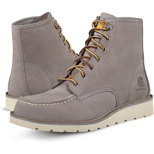 image:imageCarhartt Mens 6 Inch Moc Toe Wedge Work Boots Soft ToeGrey