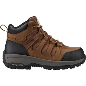 image:imageCarhartt Mens Dearborn Mid Waterproof Composite Toe Work Boot Lightweight Safety Footwear Slip Resistant Oil ResistantBrown