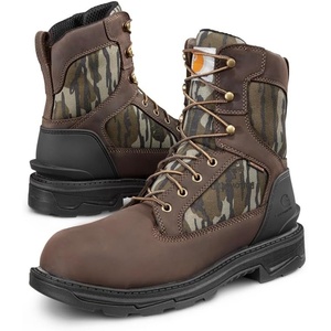 image:imageCarhartt Mens Ironwood WP 8 Soft Toe Work BootDark BrownMossy Oak