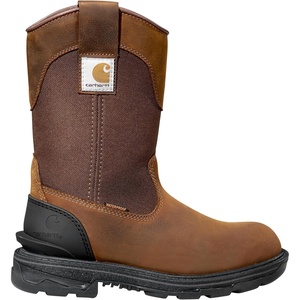 image:imageCarhartt Womens Ironwood 11 Waterproof Alloy Toe Wellington Work Boot Durable Slip Resistant Safety FootwearBrown