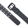 image:imageCarhartt Mens Casual Water Repellent Belt wDurable TPU Coated Webbing Material and DoubleProng Roller BuckleBlack W Matte Black Finish