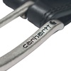 image:imageCarhartt Mens Rugged Leather Engraved Buckle BeltsBlack W Brushed Roller Finish