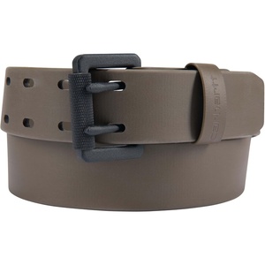 image:imageCarhartt Mens Casual Water Repellent Belt wDurable TPU Coated Webbing Material and DoubleProng Roller BuckleTarmac W Antique Nickel Finish