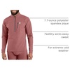 image:imageCarhartt Mens Force Heavyweight Heathered Knit Base Layer Crewneck Pocket TopFired Brick Heather