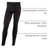 image:imageCarhartt Mens Force Heavyweight Heathered Knit Base Layer PantBlack
