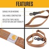 image:imageCarhartt Nylon Dual Handle Dog Leash Hunter Orange LHunter Orange