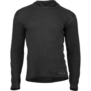 image:imageCarhartt Mens Force Midweight Stretch Base Layer HoodieBlack Heather